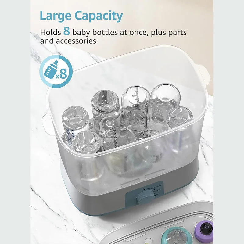 Baby Feeding Bottle Sterilizers Dryer Heater Electric Steam Sanitizer Large Bottle Steamer High temperature sterilization