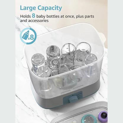 Baby Feeding Bottle Sterilizers Dryer Heater Electric Steam Sanitizer Large Bottle Steamer High temperature sterilization
