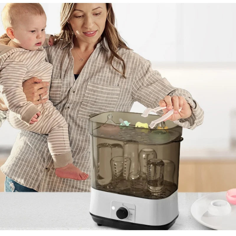 Baby Feeding Bottle Sterilizers Dryer Heater Electric Steam Sanitizer Large Bottle Steamer High temperature sterilization