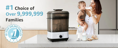Baby Feeding Bottle Sterilizers Dryer Heater Electric Steam Sanitizer Large Bottle Steamer High temperature sterilization